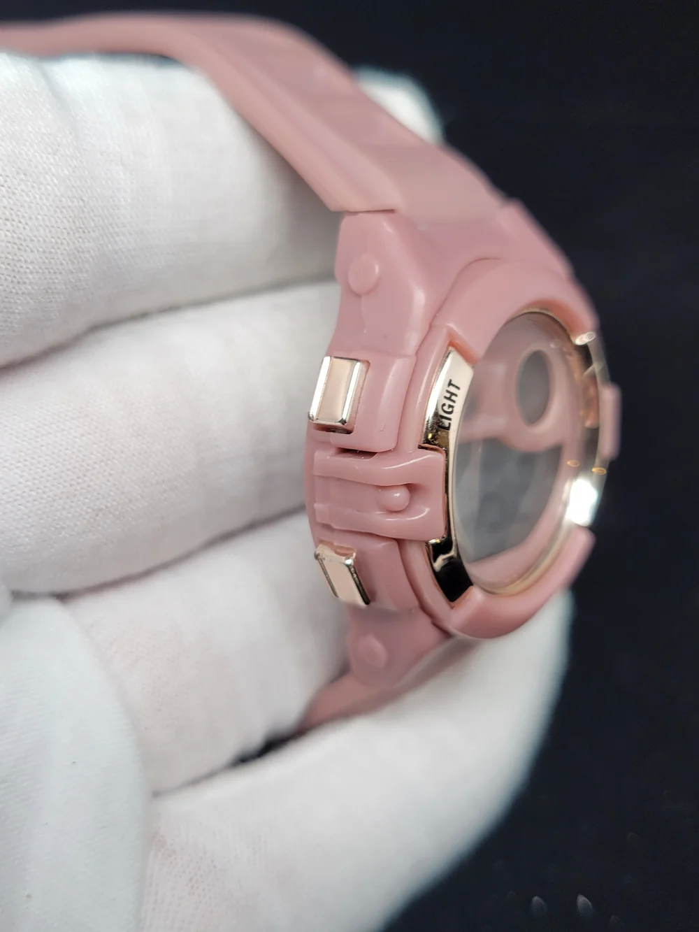 Digital Sport Watch - Dusty Rose Silicone